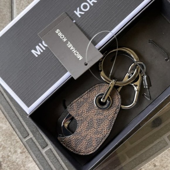 Harrison Signature Logo Bottle Opener Key Fob Brown/Black - Picture 6 of 9